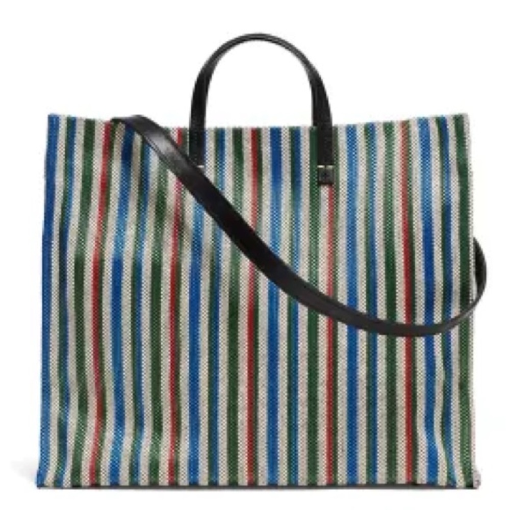 Clare V Garden Stripe Simple Tote